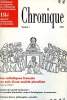 CHRONIQUE, N° 1, 1992. COLLECTIF