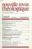 NOUVELLE REVUE THEOLOGIQUE, TOME 123, N° 4, OCT.-DEC. 2001. COLLECTIF