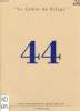 LE CAHIER DU REFUGE, N° 44, NOV. 1995. COLLECTIF