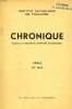 CHRONIQUE, N° 3-4, 1964. COLLECTIF