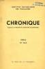 CHRONIQUE, N° 3-4, 1964. COLLECTIF