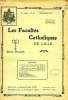 LES FACULTES CATHOLIQUES DE LILLE, 8e ANNEE, N&deg; 12, DEC. 1912. COLLECTIF