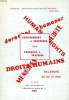 DROITS HUMAINS, ENSEIGNEMENT ET RECHERCHE uNIVERSITAIRE. COLLECTIF