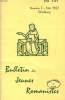 BULLETIN DES JEUNES ROMANISTES, N° 3, MAI 1961. COLLECTIF
