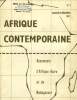 AFRIQUE CONTEMPORAINE, N° 4, NOV.-DEC. 1962, DOCUMENTS D'AFRIQUE NOIRE ET DE MADAGASCAR. COLLECTIF