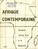 AFRIQUE CONTEMPORAINE, N° 6, MARS-AVRIL 1963, DOCUMENTS D'AFRIQUE NOIRE ET DE MADAGASCAR. COLLECTIF