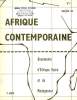 AFRIQUE CONTEMPORAINE, N° 7, MAI-JUIN 1963, DOCUMENTS D'AFRIQUE NOIRE ET DE MADAGASCAR. COLLECTIF