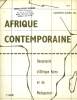 AFRIQUE CONTEMPORAINE, N° 9, SEPT.-OCT. 1963, DOCUMENTS D'AFRIQUE NOIRE ET DE MADAGASCAR. COLLECTIF