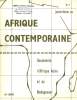 AFRIQUE CONTEMPORAINE, N° 11, JAN.-FEV. 1964, DOCUMENTS D'AFRIQUE NOIRE ET DE MADAGASCAR. COLLECTIF