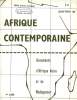 AFRIQUE CONTEMPORAINE, N° 35, JAN.-FEV. 1968, DOCUMENTS D'AFRIQUE NOIRE ET DE MADAGASCAR. COLLECTIF