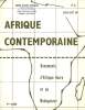 AFRIQUE CONTEMPORAINE, N° 42, MARS-AVRIL 1969, DOCUMENTS D'AFRIQUE NOIRE ET DE MADAGASCAR. COLLECTIF