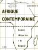 AFRIQUE CONTEMPORAINE, N° 64, NOV.-DEC. 1972, DOCUMENTS D'AFRIQUE NOIRE ET DE MADAGASCAR. COLLECTIF