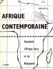 AFRIQUE CONTEMPORAINE, N° 72, MARS-AVRIL 1974, DOCUMENTS D'AFRIQUE NOIRE ET DE MADAGASCAR. COLLECTIF