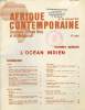 AFRIQUE CONTEMPORAINE, N° 84, MARS-AVRIL 1975, DOCUMENTS D'AFRIQUE NOIRE ET DE MADAGASCAR, N° SPECIAL, L'OCEAN INDIEN. COLLECTIF