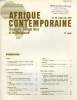 AFRIQUE CONTEMPORAINE, N° 86, JUILLET-AOUT 1976, DOCUMENTS D'AFRIQUE NOIRE ET DE MADAGASCAR. COLLECTIF