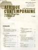 AFRIQUE CONTEMPORAINE, N° 88, NOV.-DEC. 1976, DOCUMENTS D'AFRIQUE NOIRE ET DE MADAGASCAR. COLLECTIF