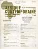 AFRIQUE CONTEMPORAINE, N° 100, NOV.-DEC. 1978, DOCUMENTS D'AFRIQUE NOIRE ET DE MADAGASCAR. COLLECTIF