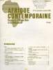 AFRIQUE CONTEMPORAINE, N° 111, SEPT.-OCT. 1980, DOCUMENTS D'AFRIQUE NOIRE ET DE MADAGASCAR. COLLECTIF