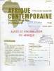 AFRIQUE CONTEMPORAINE, N° 112, NOV.-DEC. 1980, DOCUMENTS D'AFRIQUE NOIRE ET DE MADAGASCAR, N° SPECIAL, SANTE ET COOPERATION EN AFRIQUE. COLLECTIF