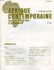 AFRIQUE CONTEMPORAINE, N° 116, JUILLET-AOUT 1981, DOCUMENTS D'AFRIQUE NOIRE ET DE MADAGASCAR. COLLECTIF