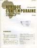 AFRIQUE CONTEMPORAINE, N° 120, MARS-AVRIL 1982, DOCUMENTS D'AFRIQUE NOIRE ET DE MADAGASCAR. COLLECTIF