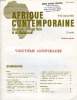 AFRIQUE CONTEMPORAINE, N° 121, MAI-JUIN 1982, DOCUMENTS D'AFRIQUE NOIRE ET DE MADAGASCAR, N° SPECIAL, 20e ANNIVERSAIRE. COLLECTIF