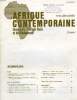 AFRIQUE CONTEMPORAINE, N° 122, JUILLET-AOUT 1982, DOCUMENTS D'AFRIQUE NOIRE ET DE MADAGASCAR. COLLECTIF