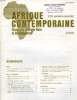 AFRIQUE CONTEMPORAINE, N° 123, SEPT.-OCT. 1982, DOCUMENTS D'AFRIQUE NOIRE ET DE MADAGASCAR. COLLECTIF