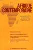 AFRIQUE CONTEMPORAINE, N° 125, JAN.-MARS 1983. COLLECTIF