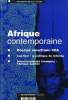 AFRIQUE CONTEMPORAINE, N° 189, JAN.-MARS 1999. COLLECTIF
