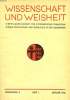 WISSENSCHAFT UND WEISHEIT, JAHRGANG 3, HEFT 1, JAN. 1936, VIERTELJAHRESSCHRIFT FUR SYSTEMATISCHE FRANZISKANISCHE PHILOSOPHIE UND THEOLOGIE IN DER ...
