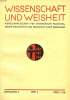 WISSENSCHAFT UND WEISHEIT, JAHRGANG 5, HEFT 1, JAN. 1938, VIERTELJAHRESSCHRIFT FUR SYSTEMATISCHE FRANZISKANISCHE PHILOSOPHIE UND THEOLOGIE IN DER ...