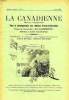 LA CANADIENNE, 10e ANNEE, N° 8, AOUT 1912, REVUE MENSUELLE POUR LE DEVELOPPEMENT DES RELATIONS FRANCO-AMERICAINES. COLLECTIF