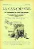 LA CANADIENNE, 10e ANNEE, N° 9, SEPT. 1912, REVUE MENSUELLE POUR LE DEVELOPPEMENT DES RELATIONS FRANCO-AMERICAINES. COLLECTIF