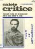 CAIETE CRITICE, N° 1-2 (62-63), 1993. COLLECTIF