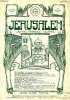 JERUSALEM, 30e ANNEE, N° 187, SEPT.-OCT. 1935, REVUE MENSUELLE ILLUSTREE. COLLECTIF