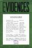 EVIDENCES, 1949-1962, 77 NUMEROS (INCOMPLET). COLLECTIF