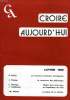 CROIRE AUJOURD'HUI, JAN. 1980. COLLECTIF