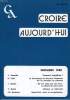 CROIRE AUJOURD'HUI, DEC. 1980. COLLECTIF