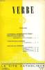 VERBE, 12e ANNEE, N° 86, OCT. 1957. COLLECTIF