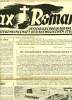 PAX ROMANA, JAHR I., Nr. 8, JUNI 1936, OFFIZIELLES ORGAN DER PAX ROMANA, WELT-ARBEITSGEMEINSCHAFT DER KATHOLISCHEN STUDENTEN. COLLECTIF