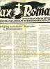 PAX ROMANA, JAHR II., Nr. 10, AUGUST 1937, OFFIZIELLES ORGAN DER PAX ROMANA, WELT-ARBEITSGEMEINSCHAFT DER KATHOLISCHEN STUDENTEN. COLLECTIF