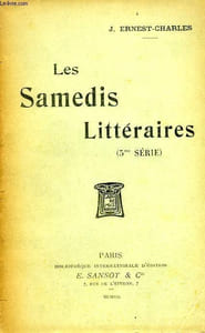 LES SAMEDIS LITTERAIRES, 5e SERIE