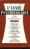 L'ANNEE PSYCHOLOGIQUE, 66e ANNEE, FASC. N° 2, 1966. COLLECTIF
