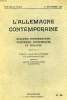 L'ALLEMAGNE CONTEMPORAINE, NOUVELLE SERIE, N° 32, 31 DEC. 1930, BULLETIN D'INFORMATIONS POLITIQUES, ECONOMIQUES ET SOCIALES. COLLECTIF