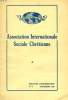 ASSOCIATION INTERNATIONALE SOCIALE CHRETIENNE, N° 6, DEC. 1950, BULLETIN D'INFORMATION. COLLECTIF