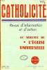 CATHOLICITE, AOUT 1945. COLLECTIF