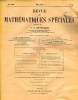 REVUE DE MATHEMATIQUES SPECIALES, 50e ANNEE, N° 8, MAI 1940. COLLECTIF