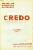CREDO, DEC. 1932. COLLECTIF