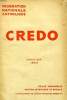 CREDO, JAN. 1934. COLLECTIF